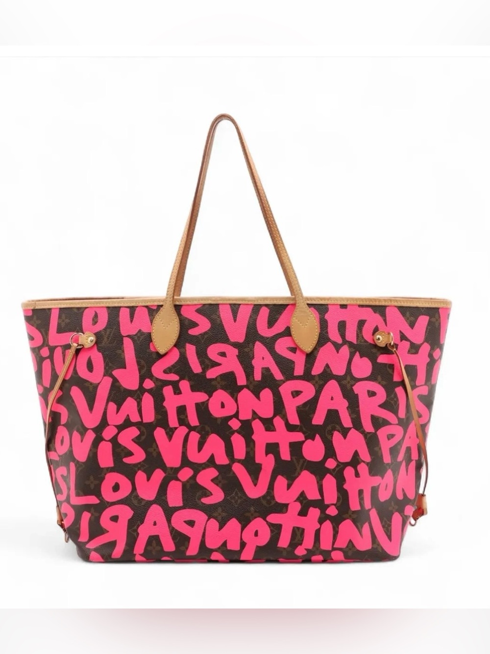 Louis Vuitton Stephen Sprouse Neverfull GM Graffiti Fuchsia Pink Limited Edition - Picture 13 of 13